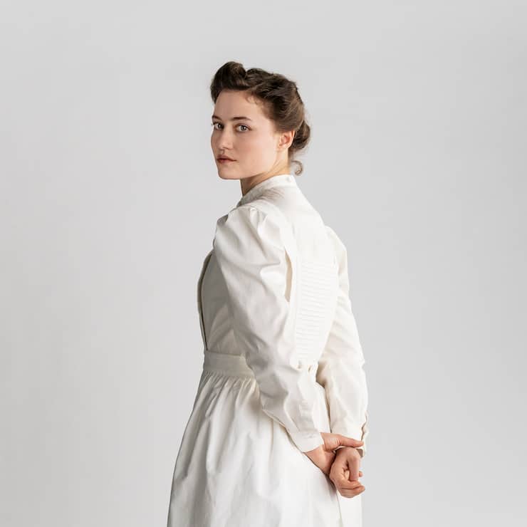 Ein «historisches» Gesicht? Dominique Devenport als Schwester Johanna Gabathuler in «Davos 1917».