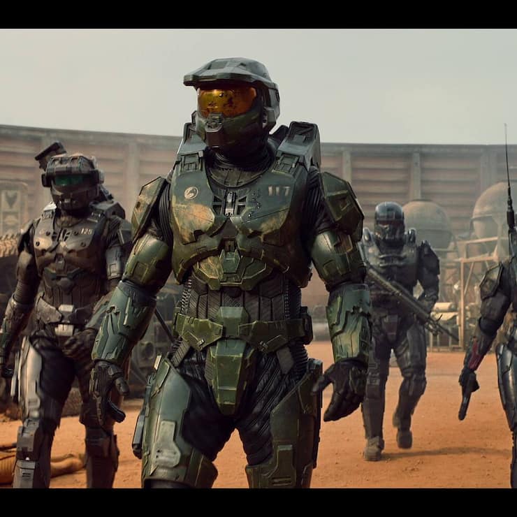 Pablo Schreiber as Master Chief in «Halo».