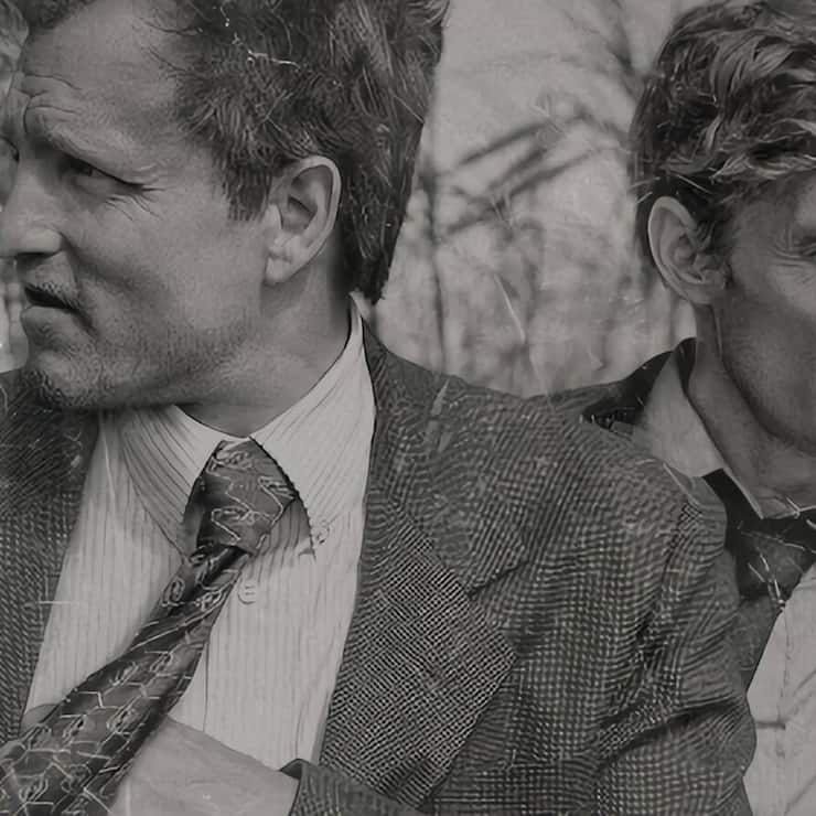 True Detective: Rust Cohle (Matthew McConaughey) und Martin Hart (Woody Harrelson)