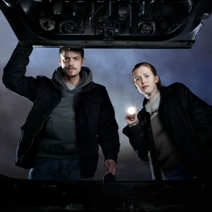 «The Killing»: Detectives Stephen Holder (Joel Kinnaman) und Sarah Linden (Mireille Enos)