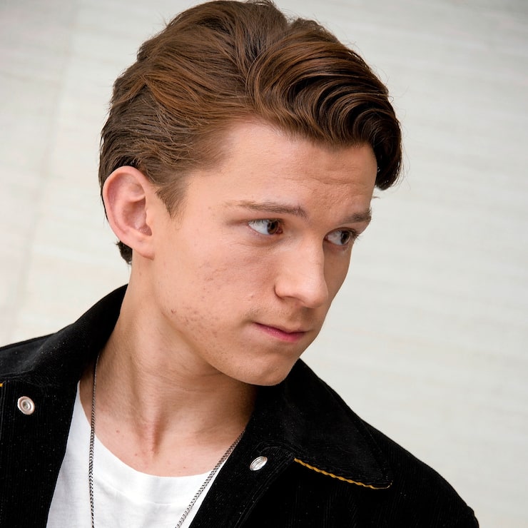 WEST HOLLYWOOD, CA - JUNE 28: Tom Holland at the "Spider-Man: Homecoming" Press Conference at the London Hotel on June 28, 2017 in West Hollywood, California. (Photo by Vera Anderson/WireImage)