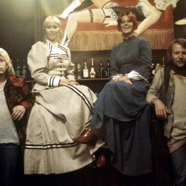ABBA auf dem Höhepunkt ihrer Karriere 1977.