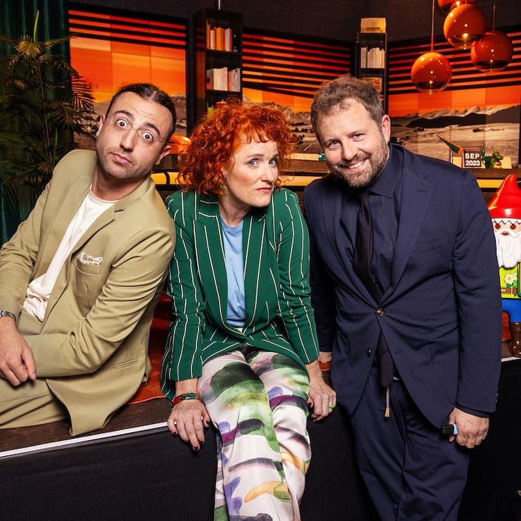 Das Trio: Sven Ivanic, Fabienne Hadorn und Gabriel Vetter (v.l.).