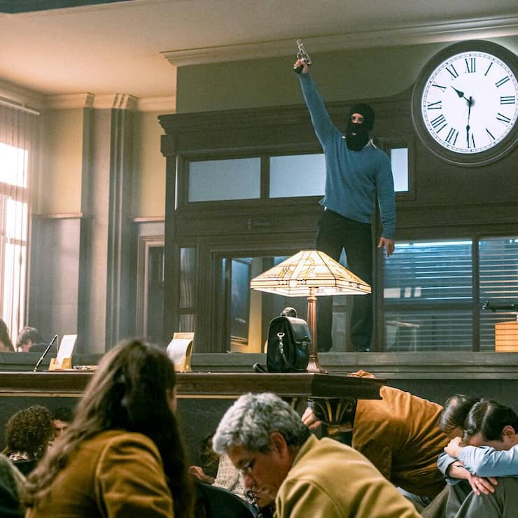 Bank unter Belagerung