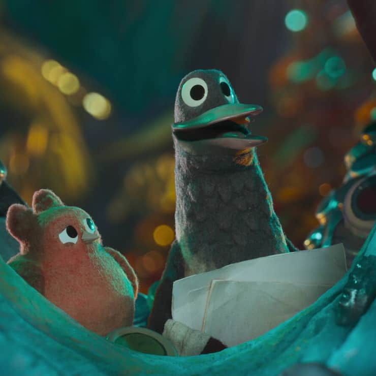 A scene from ROBIN ROBIN Cr. COURTESY OF NETFLIX Â© 2021