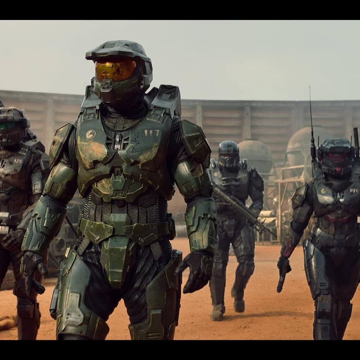Pablo Schreiber as Master Chief in «Halo».
