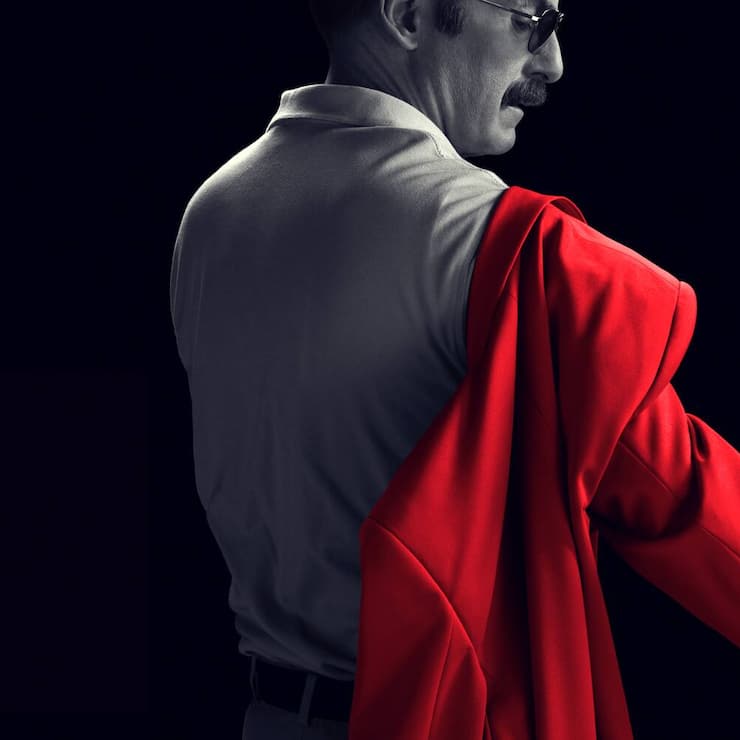 Bob Odenkirk as Jimmy McGill - Better Call Saul _ Season 6, Key Art - Photo Credit: Joe Pugliese/AMC/Sony Pictures Television