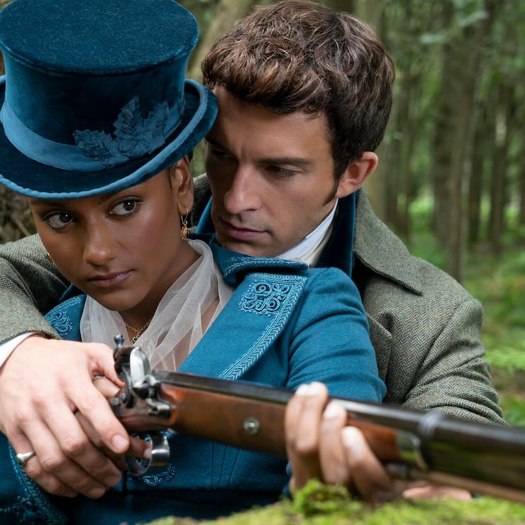 2. Staffel «Bridgerton» mit  Simone Ashley und Jonathan Bailey