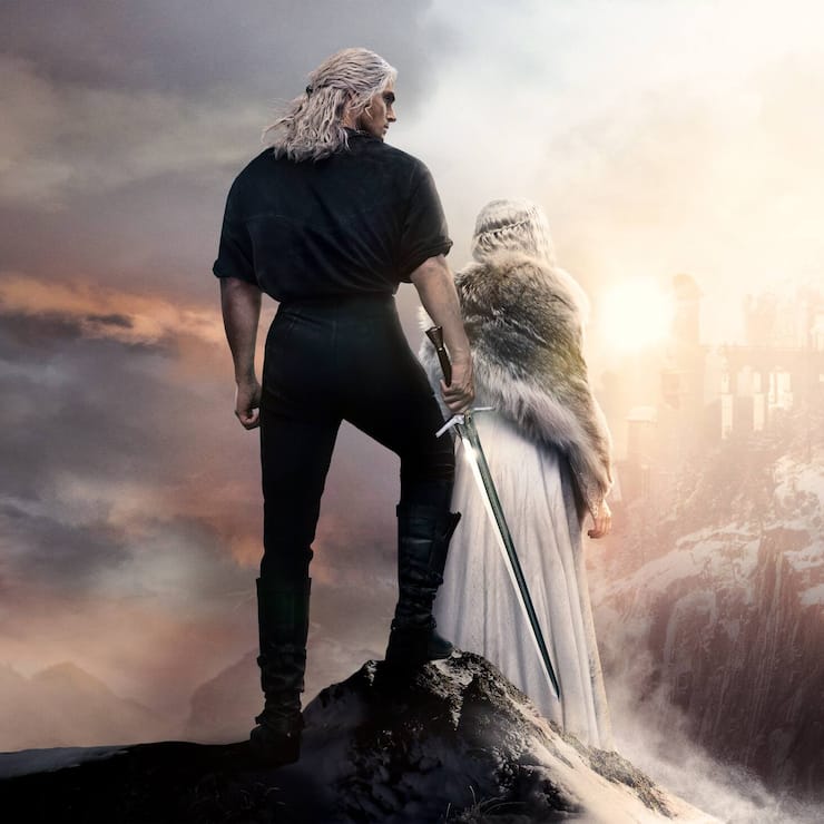 Geralt (Henry Cavill) folgt  seinem Mündel Ciri (Freya Allan) wie ein Schatten.