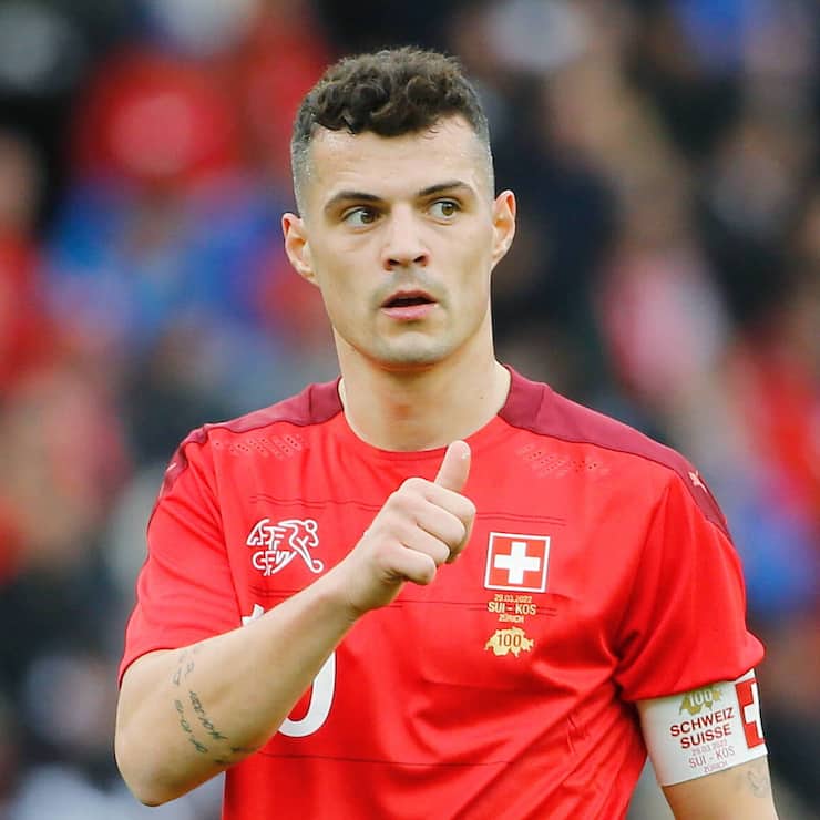 Auf dem Platz gehen auch mal die Pferde  mit ihm durch: Nati-Captain Granit Xhaka. 