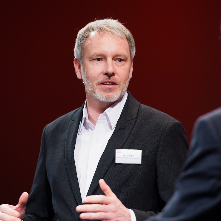 Comedy-Chef bei SRF: Tom Schmidlin (50).