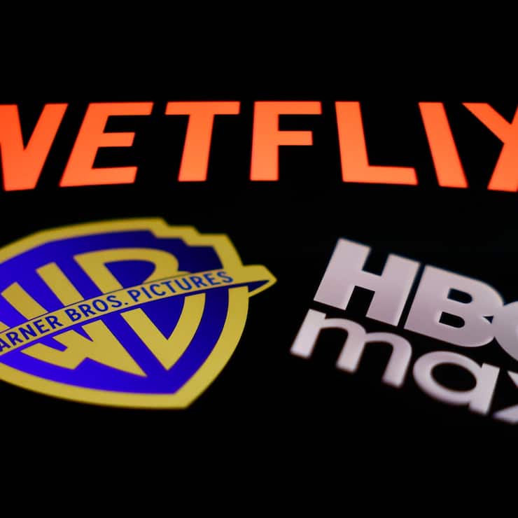 Netflix, HBO Max And Warner Bros Photo Illustrations