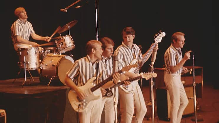 Legendär: Auftritt der Beach Boys in der «Ed Sullivan Show» im September 1964.