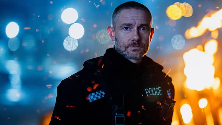 Streifencop Chris (Martin Freeman) ist eine tickende Zeitbombe.