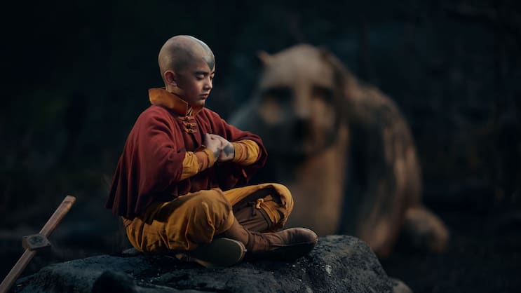 Aang (Gordon Cormier) als langersehnter Erlöser.