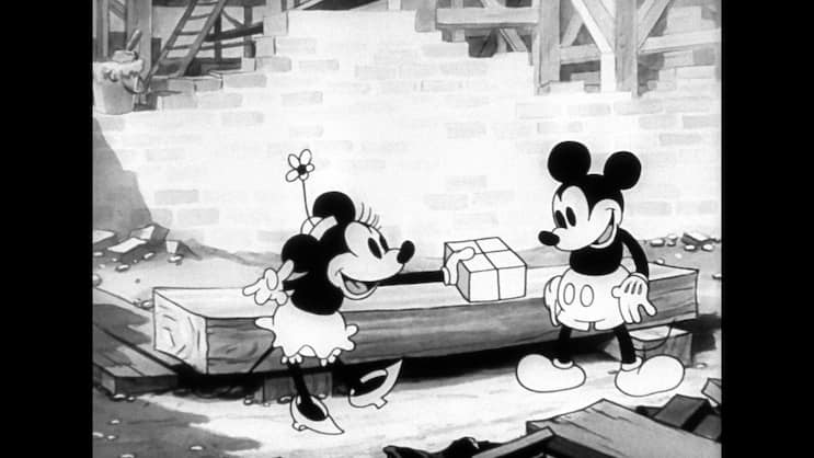 Eine 100-jährige Liebesgeschichte: Micky und Minnie Maus.