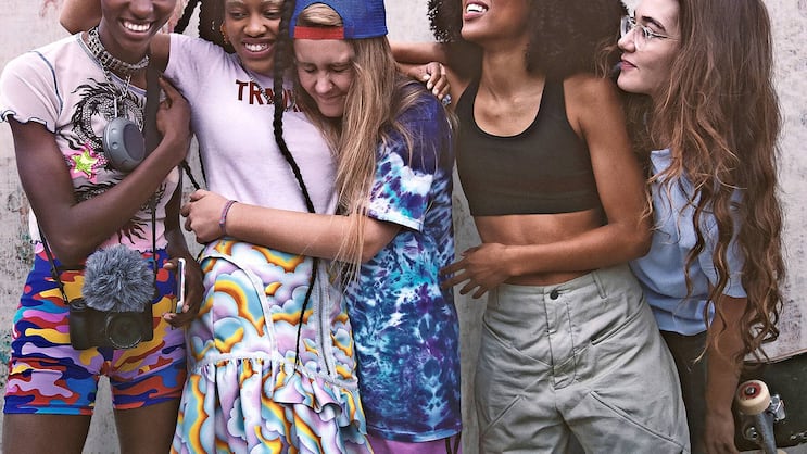 Authentisch: Die Skaterinnen von der All-Girl-Skate-Crew.
