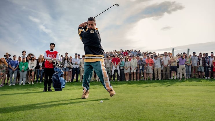 Happy Gilmore (Adam Sandler) muss sich zuerst wieder ans Golfen gewöhnen.