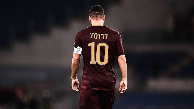 Die 10: Für die AS Roma schoss Francesco Totti 307 Tore in 786 Spielen.