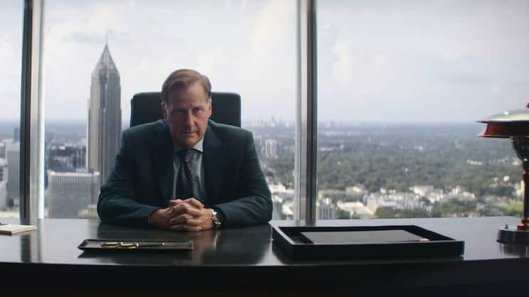 Machtversessen und narzisstisch: Jeff Daniels als Firmenboss Charlie Croker.