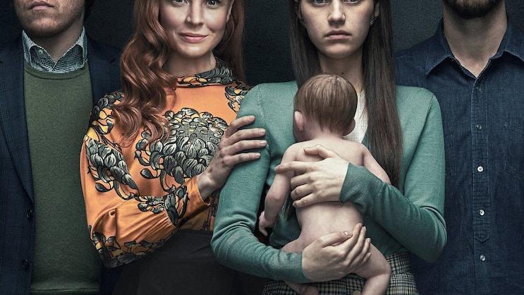 Fast der gesamte Cast: Rupert Grint, Lauren Ambrose, Nell Tiger Free, Toby Kebbell (v. l.). Und das Baby: Mason oder Julius Belford.