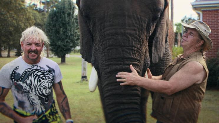 Joe Exotic und Doc Antle (v.l.) in den guten alten Zeiten.