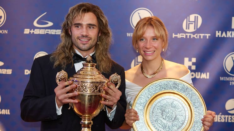 Graf (Lena Klenke) und Agassi (Toby Sebastian) kannten sich schon lange, bis es endlich Klick machte.