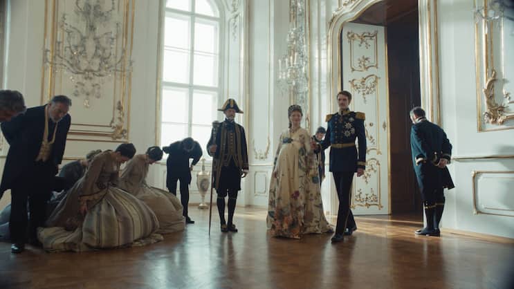 Ist endlich ein männlicher Thronfolger unterwegs? Elisabeth und Franz Joseph.