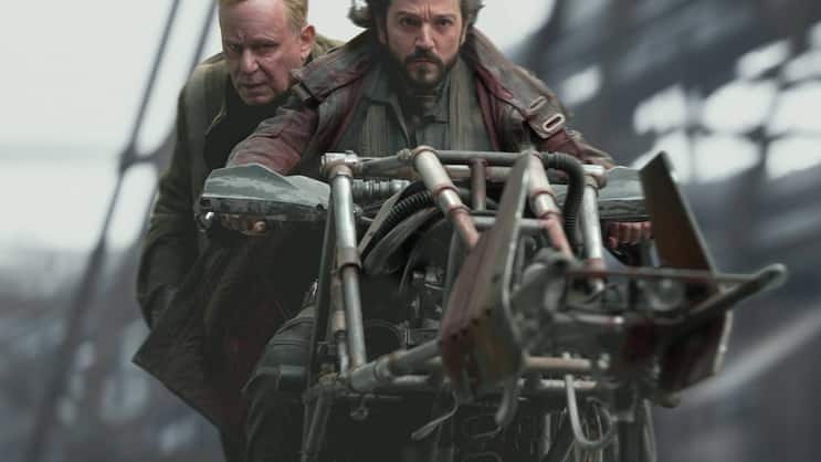 Kämpfen gegen das böse Imperium: Luthen Rael (Stellan Skarsgard, l.) und Cassian Andor (Diego Luna).