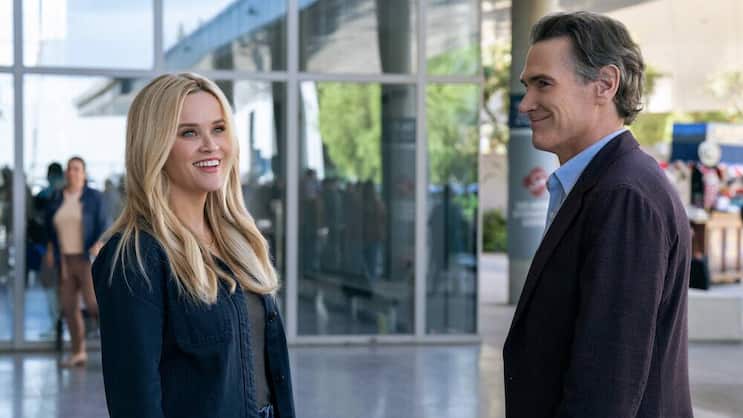 Bradley Jackson (Reese Witherspoon) und Cory Ellison (Billy Crudup) in der 3. Staffel von «The Morning Show».