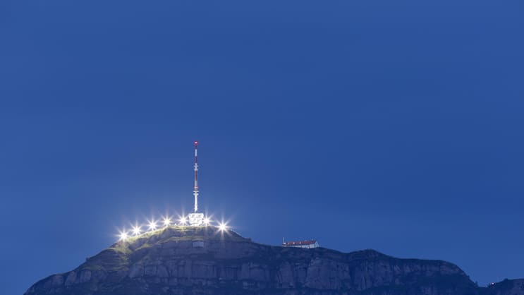 Die Antenne auf der Rigi sendet Radio SRF nicht mehr per UKW.