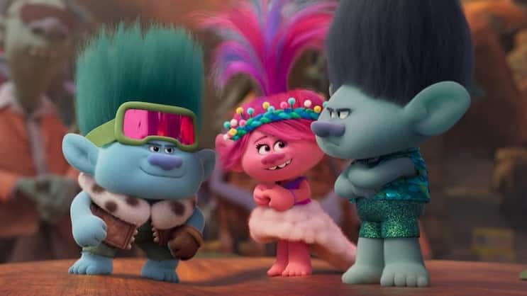In «Trolls 3» im Boyband-Fieber: John Dory, Poppy und Branch.