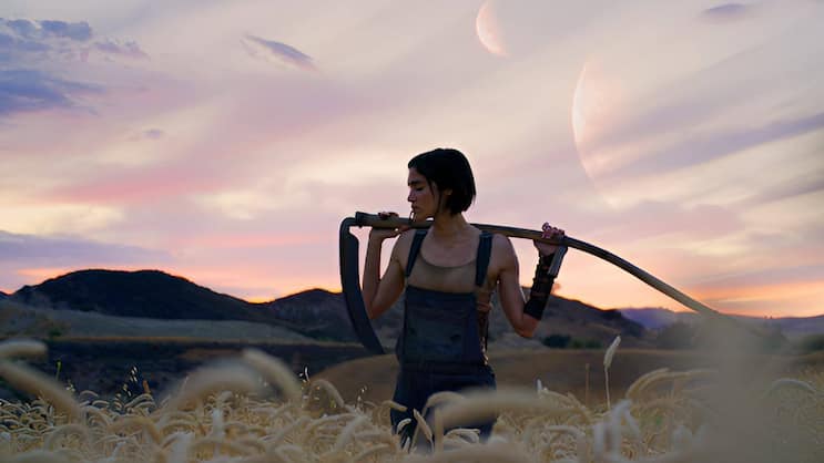 Sofia Boutella als angehende Rebellin Kora in «Rebel Moon».
