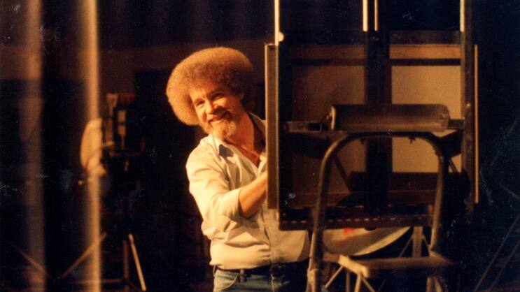 Der Afro-Look war ein Markenzeichen von Bob Ross, obwohl er ihn nie mochte.
