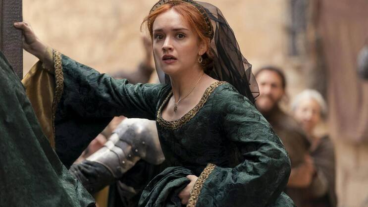 Die Grüne: Alicent Hohenturm (Olivia Cooke) will den Thron für ihren Sohn.