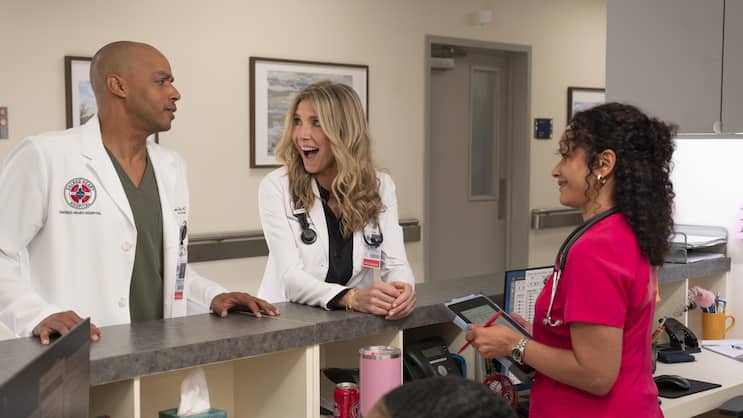 Gelungene Frischzellenkur im «Sacred Heart»-Spital von «Scrubs»: Donald Faison, Sarah Chalke, Judy Reyes.