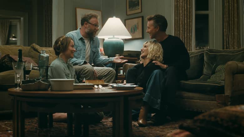 Angela, Joe, Pina und Hawk (v. l.) wird dieser turbulente Abend in Erinnerung bleiben. 