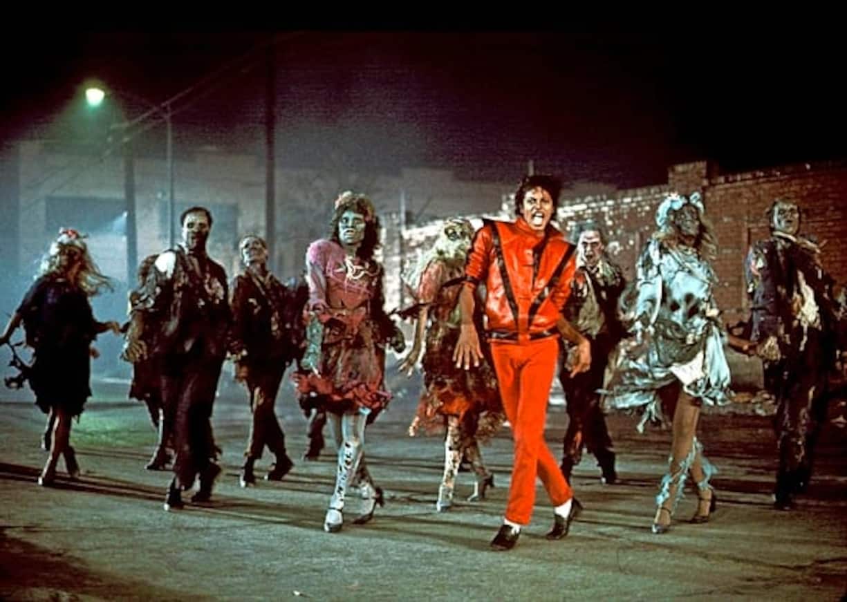 Michael Jackson Film: Thriller Musikvideo Director: John Landis 02 December 1983 PUBLICATIONxINxGERxSUIxAUTxONLY Copyright: MaryxEvansxAFxArchivexSony 12474513 editorial use only