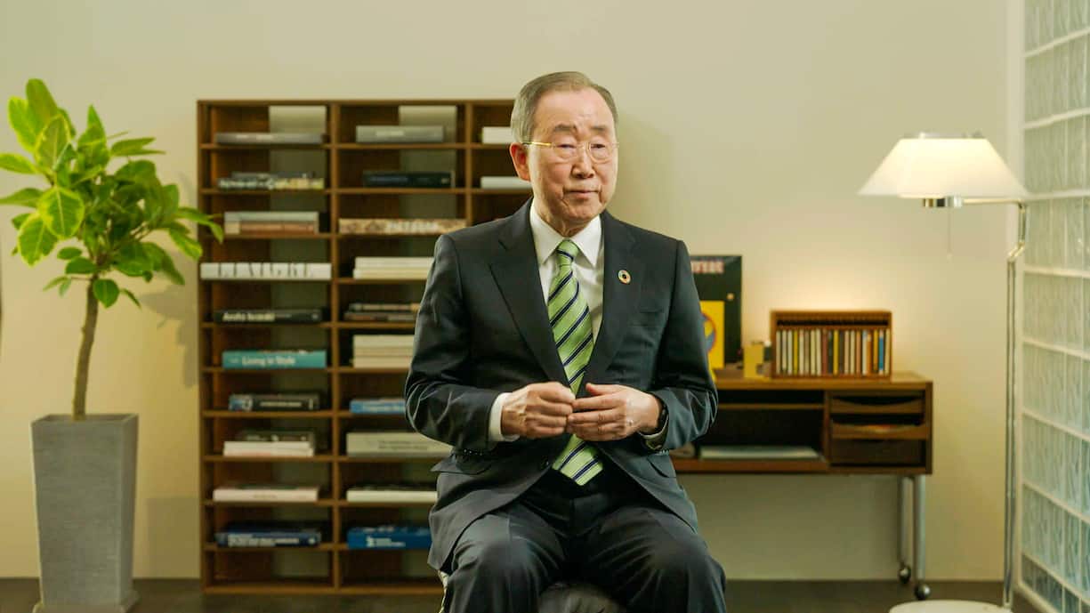 Ban Ki-moon in der Doku-Miniserie «Future from Above – Die Zukunft der Erde».