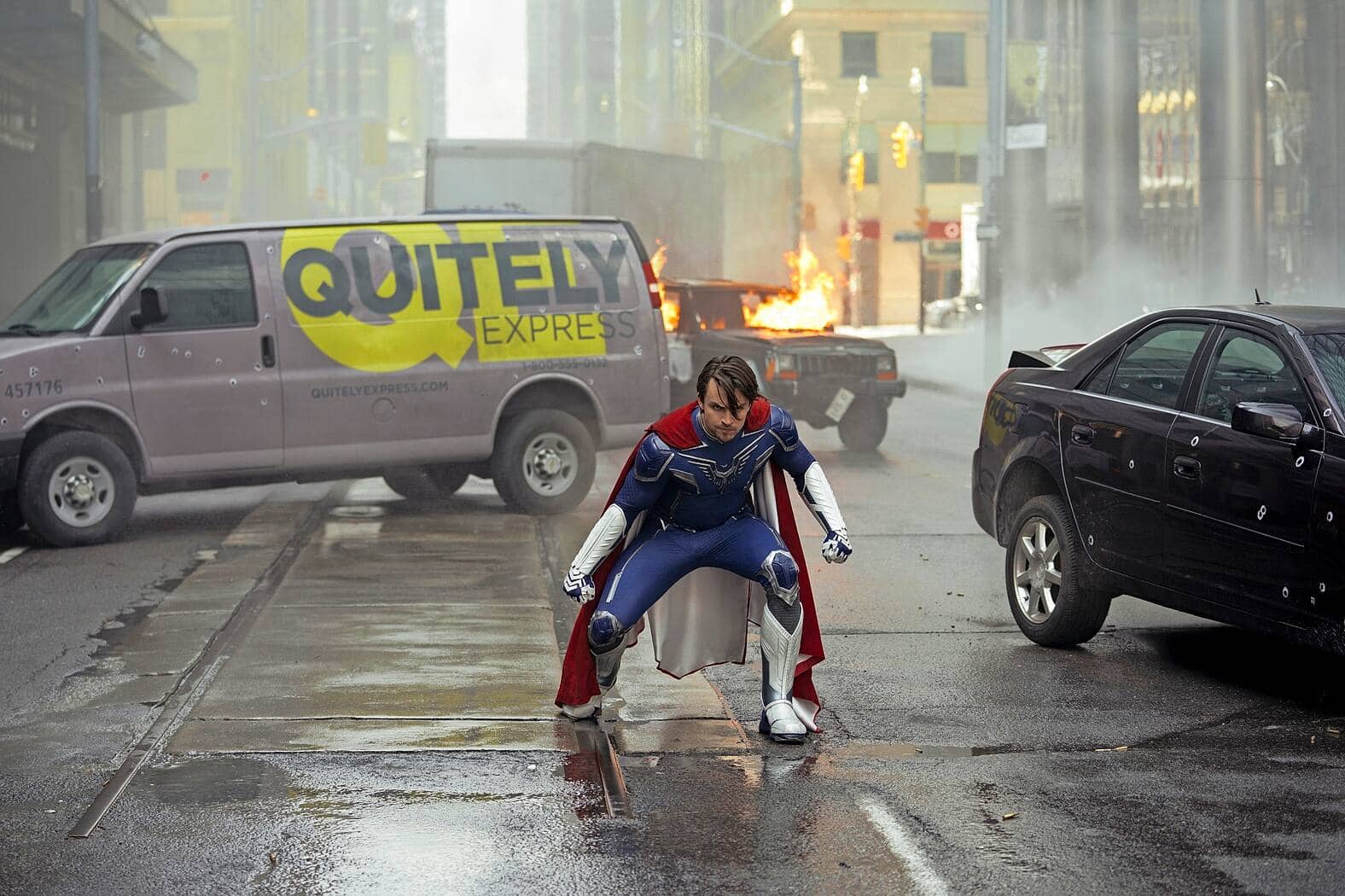 JUPITER'S LEGACY (L-R) ANDREW HORTON as BRANDON SAMPSON in episode 3 of JUPITER'S LEGACY. Cr. MARNI GROSSMAN/NETFLIX Â© 2020