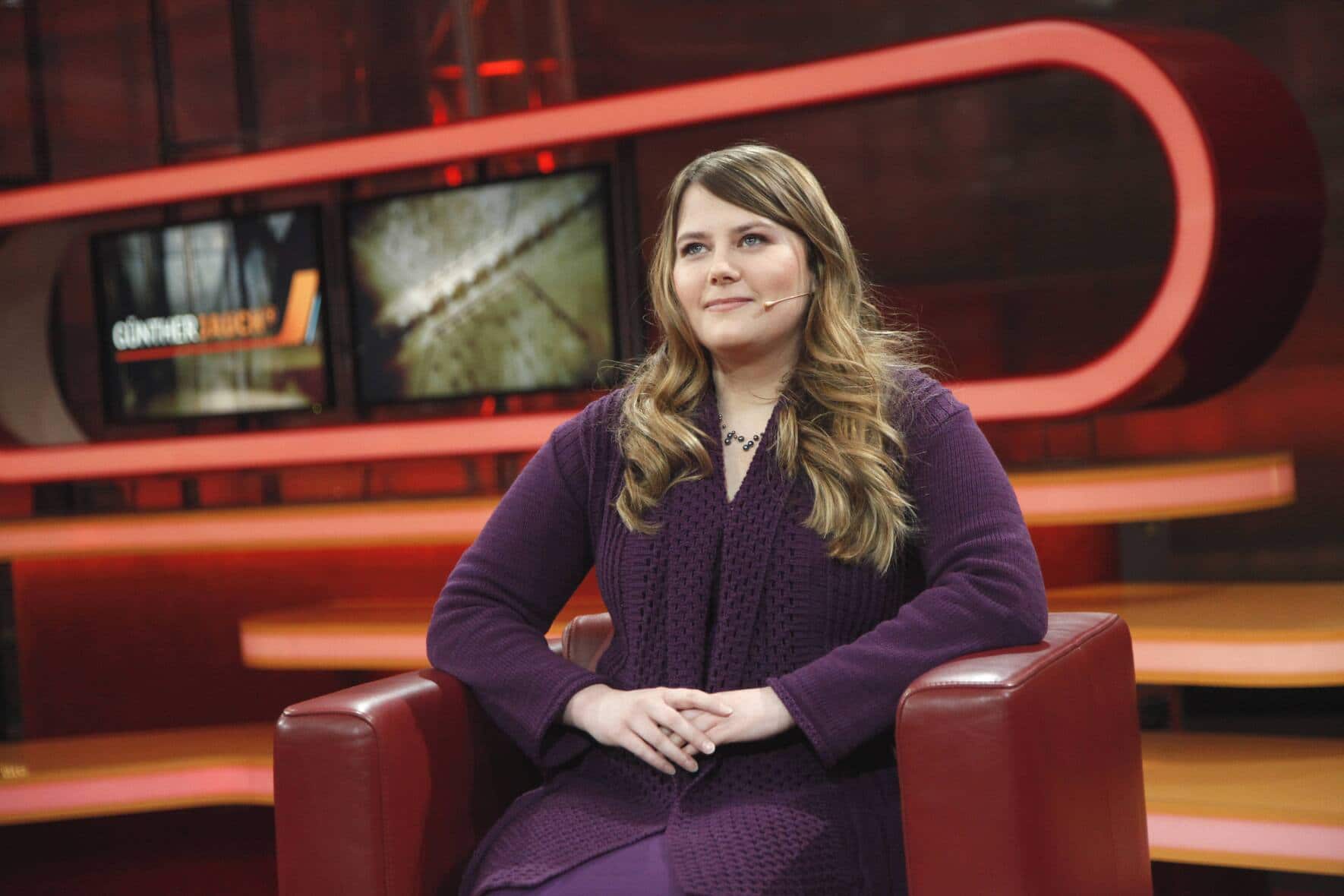 Natascha Kampusch bei einem TV-Interview