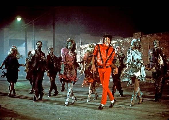 Michael Jackson Film: Thriller Musikvideo Director: John Landis 02 December 1983 PUBLICATIONxINxGERxSUIxAUTxONLY Copyright: MaryxEvansxAFxArchivexSony 12474513 editorial use only