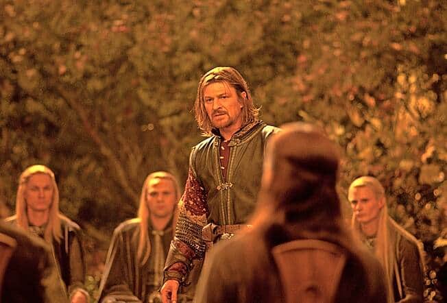 THE LORD OF THE RINGS: FELLOWSHIP OF THE RING, Sean Bean, 2001 Warner Bros/Courtesy Everett Collection ACHTUNG AUFNAHMEDATUM GESCHÃTZT PUBLICATIONxINxGERxSUIxAUTxONLY Copyright: xWarnerxBros/CourtesyxEverettxCollectionx MCDLOOF EC020