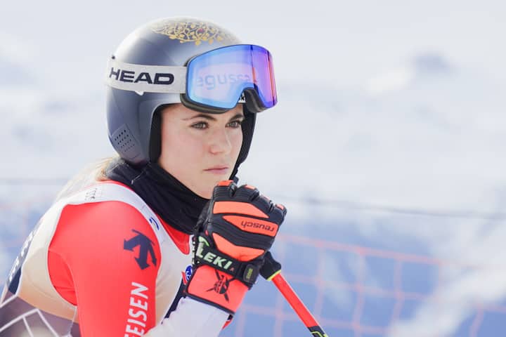 Delia Durrer, Schweizer Skirennfahrerin.