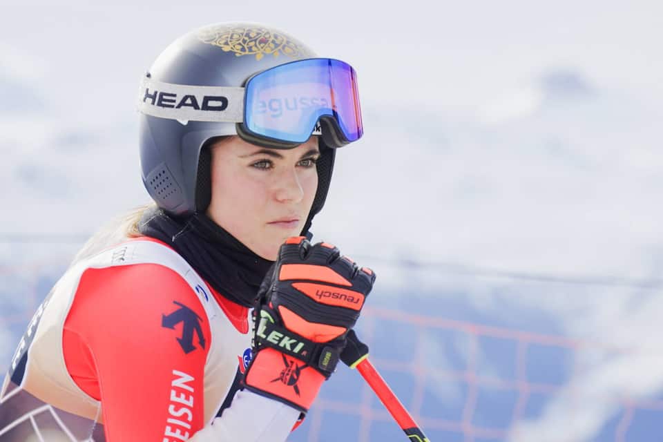 Delia Durrer, Schweizer Skirennfahrerin.