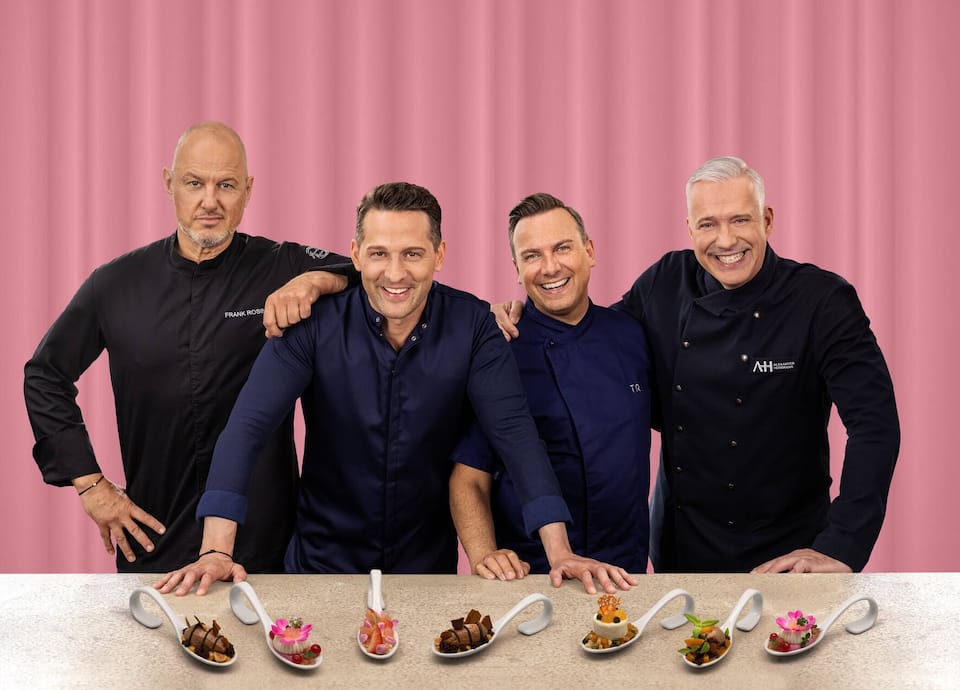 (v.l.n.r.) Frank Rosin; Alexander Kumptner; Tim Raue; Alexander Herrmann